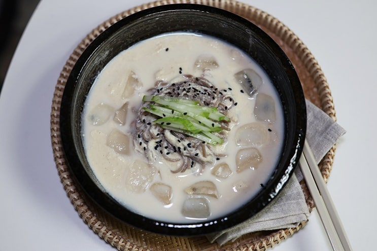 콩국수 콩물 만들기 레시피 백태 콩국수 만드는법