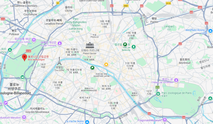 [파리 여행] 센트럴파크 2.5배! 파리 최대의 휴식처, 불로뉴 숲(Bois de ....