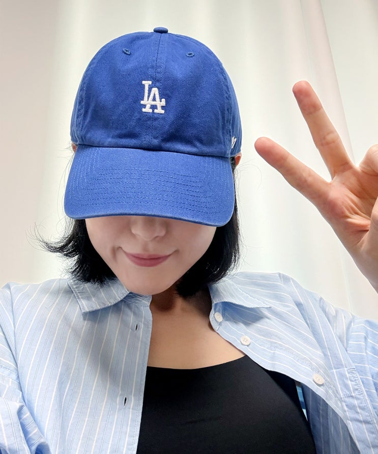 MLB 블루 모자 품절이라 대신 샀는데, 오히려 더 마음에 들어요 (47브랜드 후기)