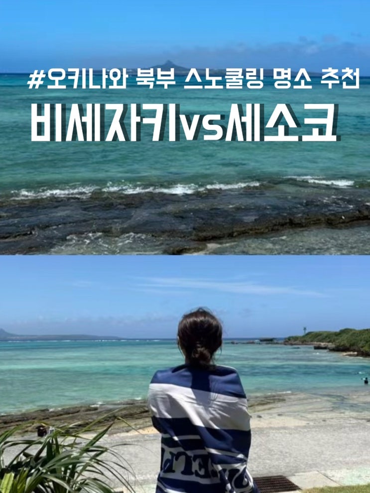 오키나와 북부 스노쿨링 장소 추천(비세자키 해변/세소코 비치)
