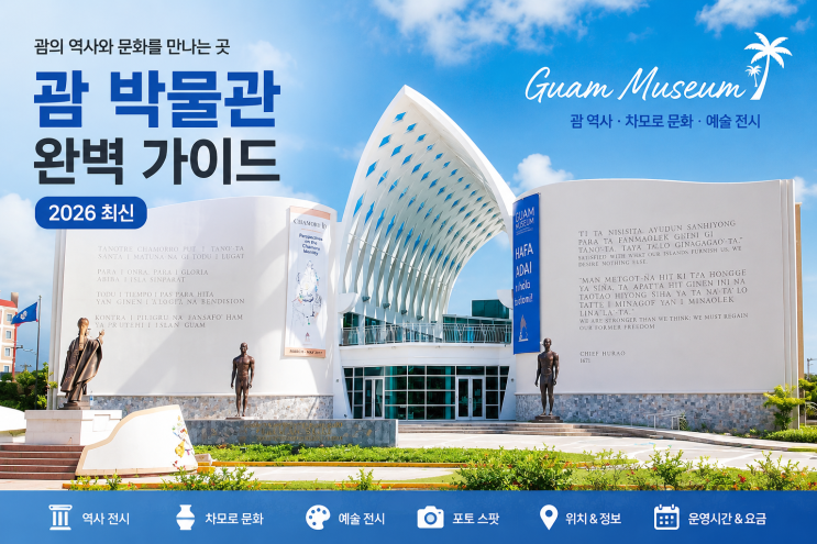 괌 박물관 완벽 가이드｜운영시간·입장료·전시·주변 코스 총정리 ....