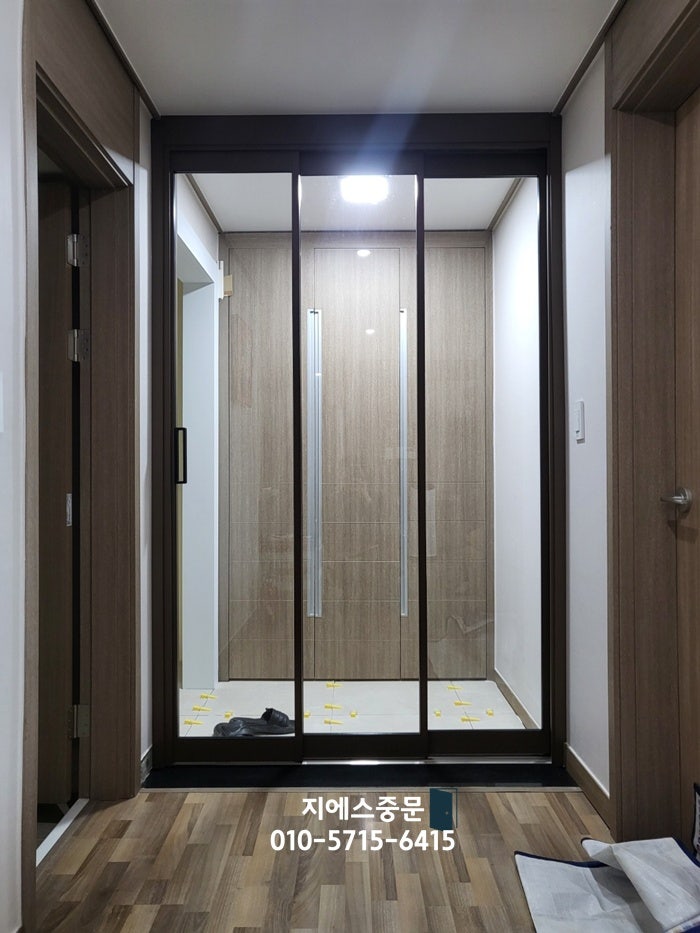 양산중문 지에스도어 - 양산 교동 일동미라주아파트에 시공한 