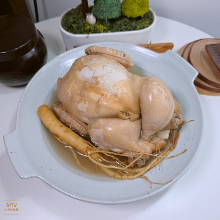 진한 복날 삼계탕 재료 끓이는법 잡내없이 냄비 끓이기 시간 레시피