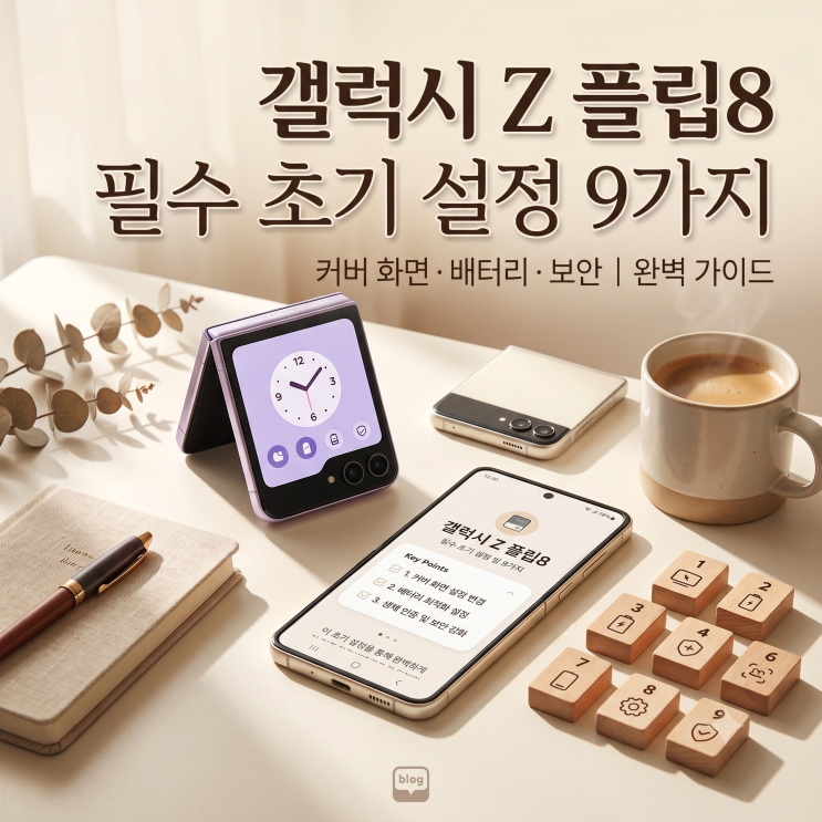 플렉스윈도우 위젯을 자주 쓰는기능위주로 정리하기 이제플립8다운 설정을 해볼 차례입니다.갤럭시 Z 플립8의 커버 디스플레이인 플렉스윈도우(FlexWindow)에서는 스마트폰을 펼치지 않아도 날씨, 일정, 음악, 타이머 같은 정보를 확인할 수 있는데요. 여기서 설정 → FlexWindow에서 시계 스타일과 배경을 변경할 수 있고, 커버 화면에서 오른쪽으로 넘기면 필요한 위젯도...
