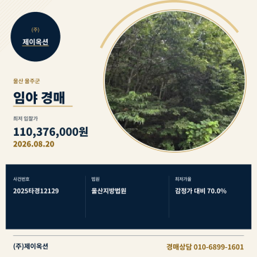 울산울주토지경매ㅣ울산광역시 울주군 삼동면 보은리 산148ㅣ2025타경12129 썸네일