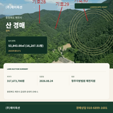 제천산경매ㅣ충청북도 제천시 금성면 성내리 산48-1ㅣ2025타경5371 썸네일