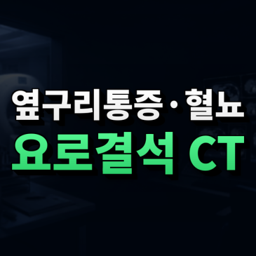 옆구리가 갑자기 아프고 혈뇨가 보일 때, 요로결석 CT는 언제 필요할까요? 썸네일