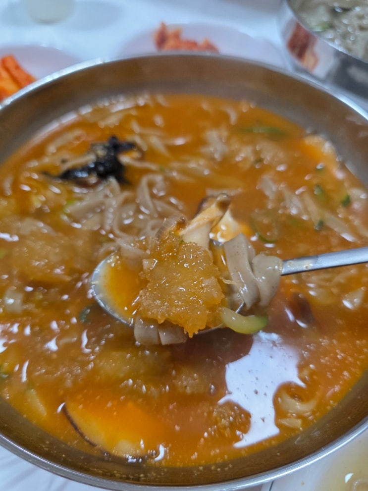 강릉역 맛집 정선이모네식당 교동 장칼국수 감자옹심이 웨이팅 필....
