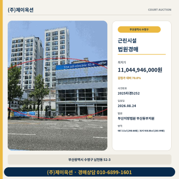 부산근린상가경매ㅣ부산광역시 수영구 남천동 52-3ㅣ2025타경5252 썸네일