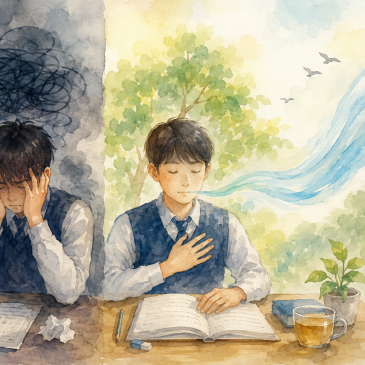 시험지 받는 순간 머리가 새하얘진다는 우리 아이 — 블랙아웃