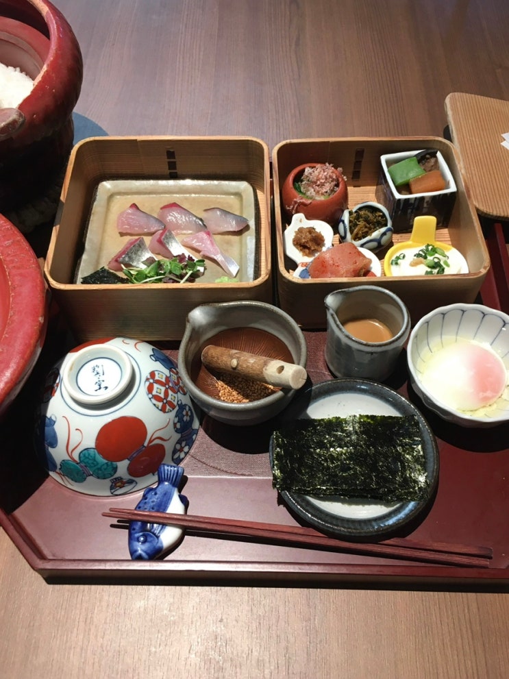 [후쿠오카 맛집] 제대로 된 일본 가정식 아침식사 / 사바타로 혼밥 ....