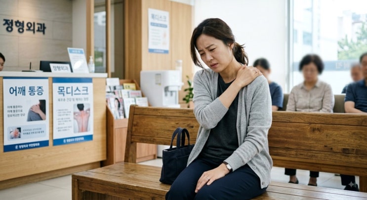 어깨통증인데 목디스크라니 ; 목디스크 진단; 견인치료 방법, 기대효과