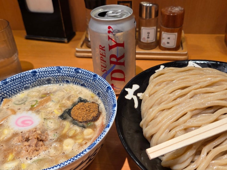 도쿄역 라멘스트리트 츠케맨 맛집 로쿠린샤 六厘舎 웨이팅 메뉴