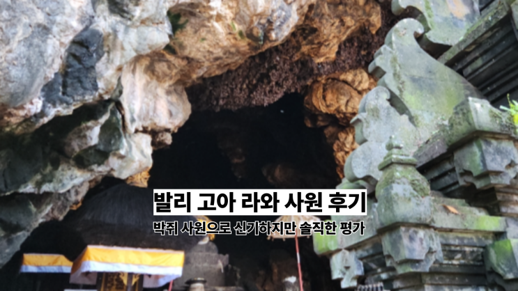 발리 고아 라와 사원 후기｜박쥐 사원의 진실, 신기하지만 단점도 ....