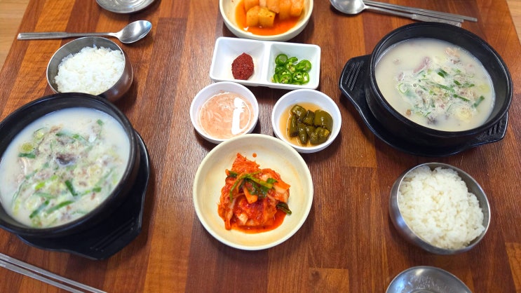 천안 병천순대 맛집｜아우내큰엄니순대 병천본점 진한 사골 순대 국밥