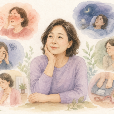 갱년기, 얼굴만 달아오르는 게 아닙니다 - 대표 증상 5가지와 한방 치료 접근