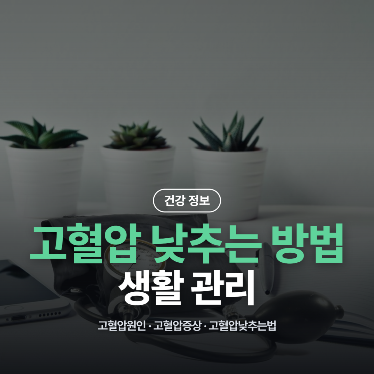 고혈압 증상 원인부터 고혈압낮추는방법까지 알아두는 건강 생활 ....