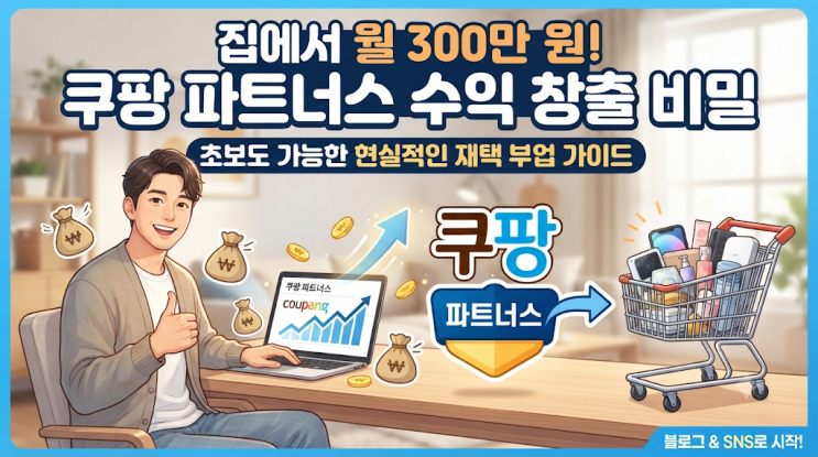 쿠팡파트너스로 수익 내는 방법