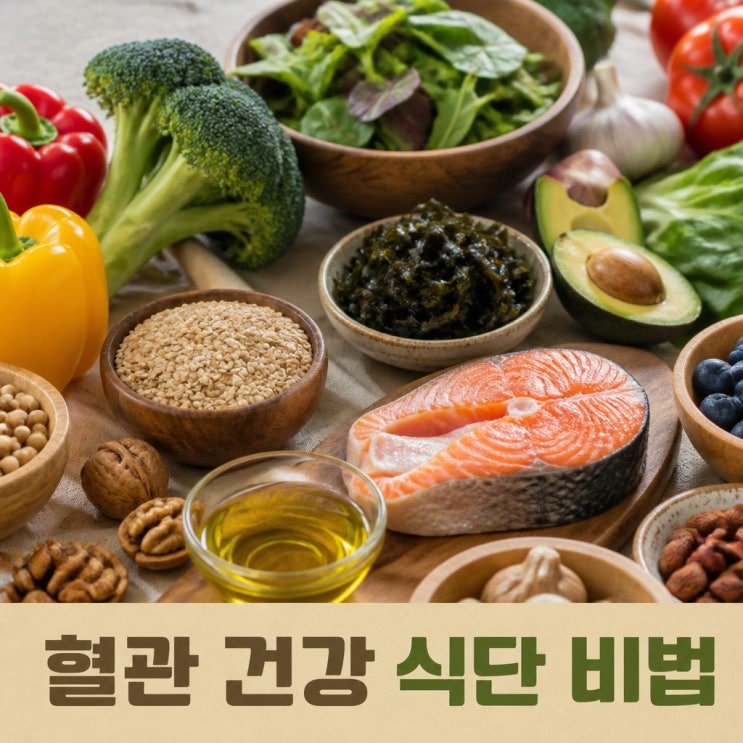 콜레스테롤 수치 낮추는 방법 혈관 건강 지키는 식단 비법