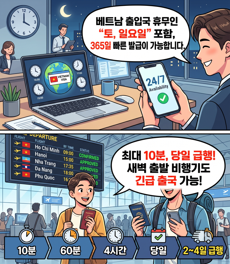 베트남 단기 여행 비자 & 90일 체류 E-VISA 가장 빠르게 받는 방법 대표 이미지