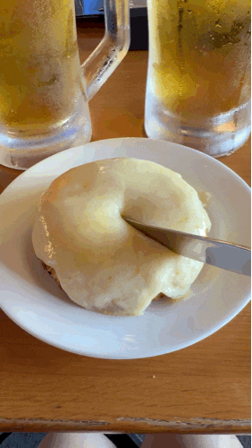 고베 하버랜드 맛집 칸논야 하버랜드점, 치즈케이크와 생맥주 조합 ....