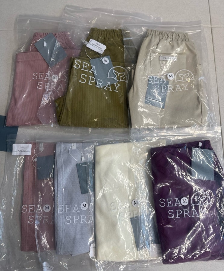 SEASPRAY l 씨스프레이 26FW 재입고ㅣ아기 맨투맨ㅣ아기 코듀로이 팬츠ㅣ착샷