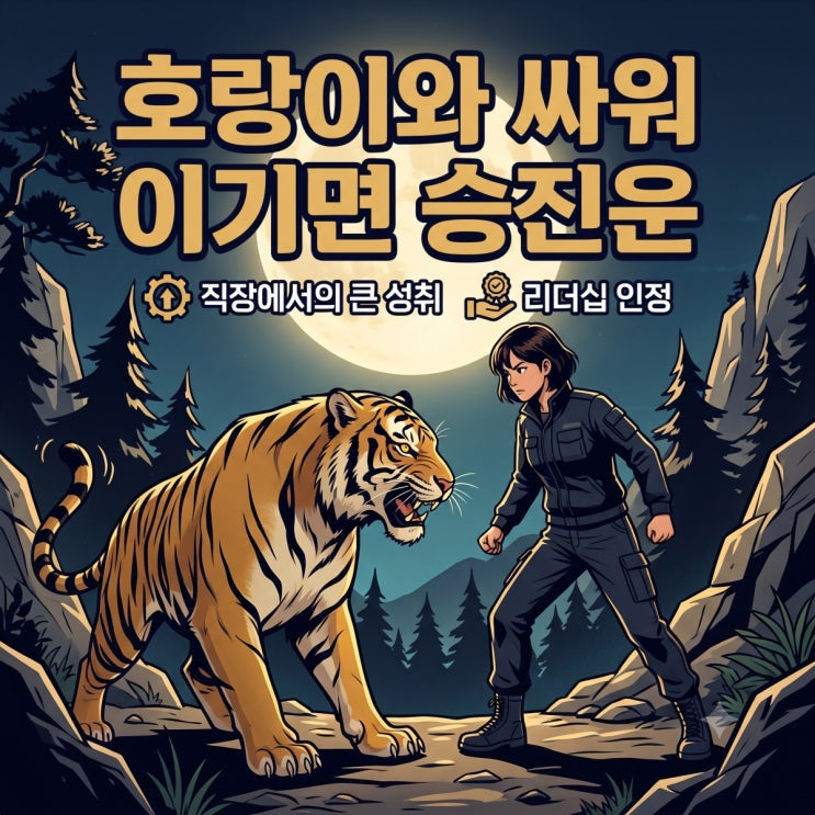호랑이 꿈해몽, 도망 안 치고 싸워 이기면 벌어지는 일