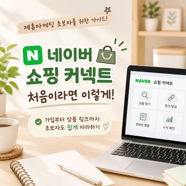 네이버 쇼핑 커넥트, 초보자도 할 수 있을까? 가입부터 상품 링크 넣는 방법