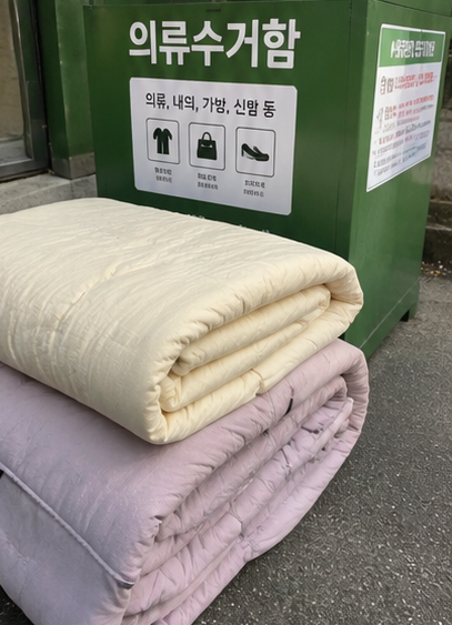 이불 버리는 방법 그냥 내놓으면 과태료 솜이불 버리는법 겨울이불 버리는법