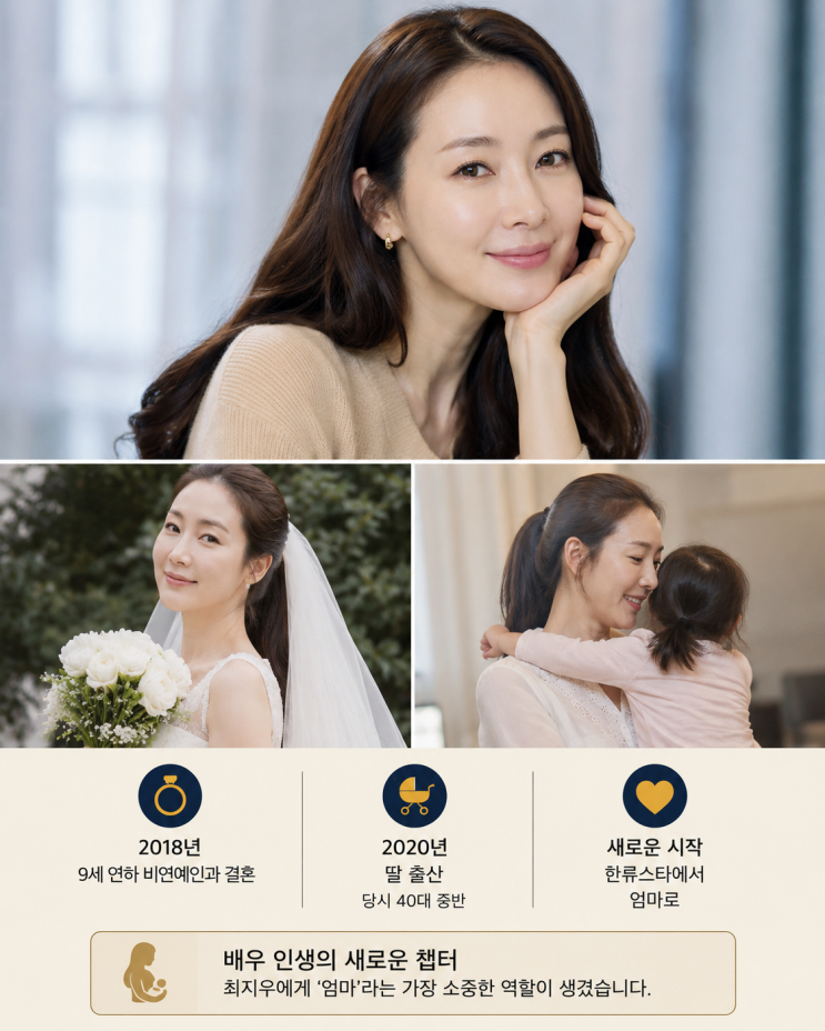 ‘겨울연가’ 최지우 요즘 뭐 하나 했더니…어느새 51세, 6살 딸 엄....