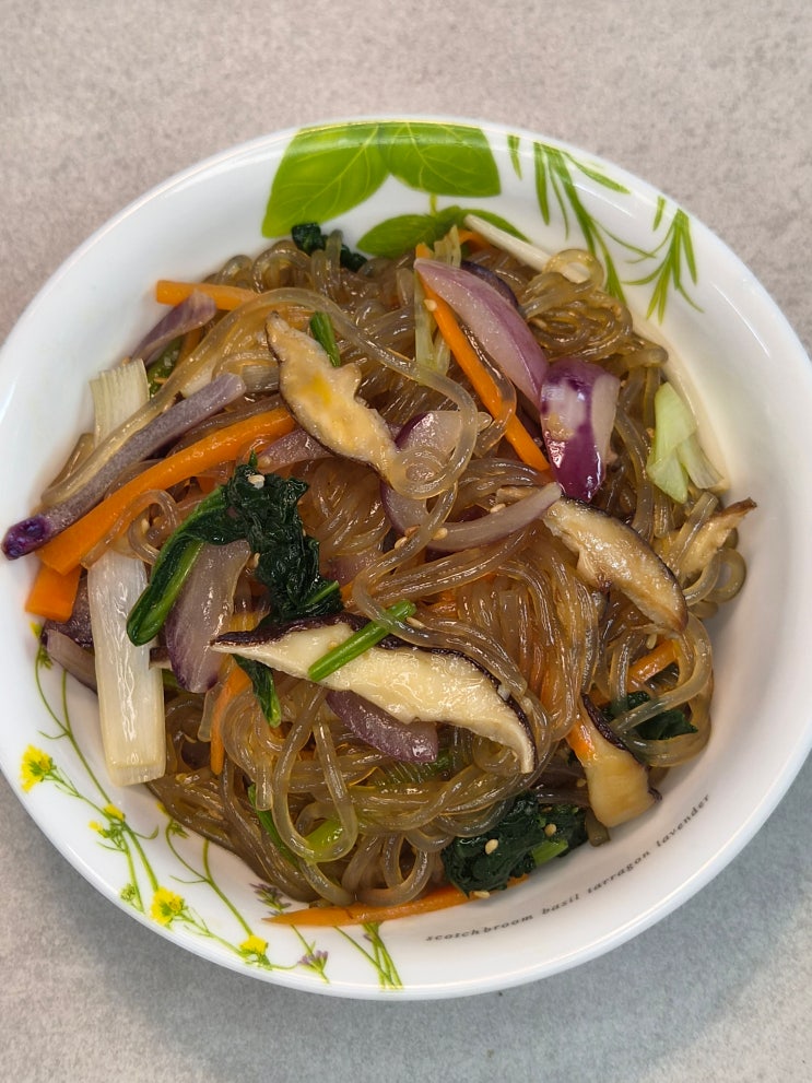 잡채 황금레시피 당면 200g 잡채 맛있게 만드는 법