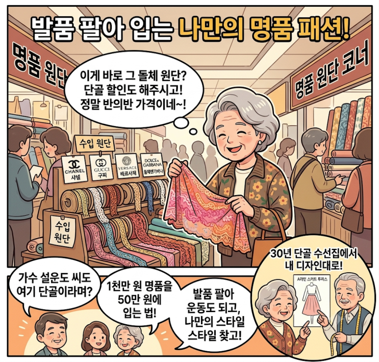 1천만 원 명품 옷을 50만 원에? 배우 선우용여의 동대문 원단 시장 맞....
