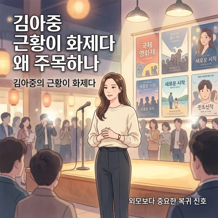 김아중 달라진 외모 화제, 영화제 근황이 더 주목받는 이유