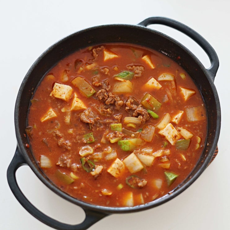 차돌 된장찌개 레시피 10분이면 완성되는 맛있게 끓이는법