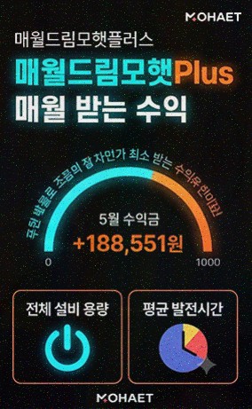 모햇 후기, 예적금 아쉬움 달래며 태양광 기반 실체를 확인해봤어요
