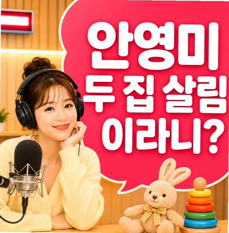 안영미 두 집 살림 고백, 둘째 출산 두 달 만에 복귀한 진짜 속마음