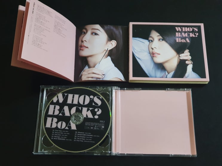 BoA 보아 일본 8집 앨범 WHO'S BACK? (CD+DVD) 음반