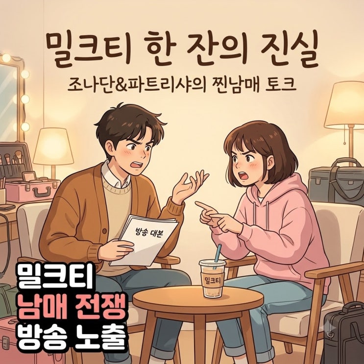 조나단 파트리샤 밀크티 사건, 현실 남매 예능이 더 뜨거운 이유