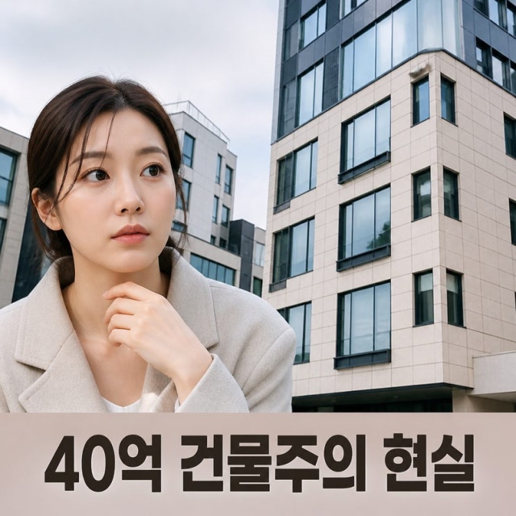 이해인 40억 건물주 건물주 되면 노는 줄 알았는데