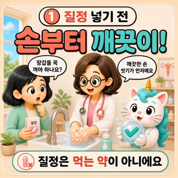 [망포동 산부인과] 질정 올바른 사용법 & 주의사항 총정리