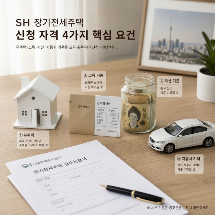 SH 장기전세 조건과 재계약, 갱신 전에 꼭 살펴볼 기준