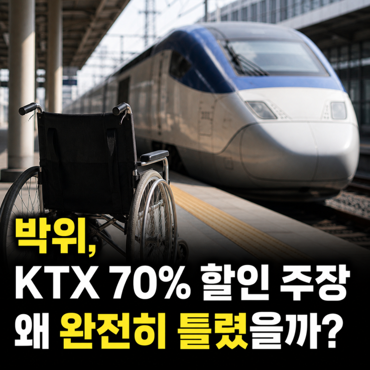 전방위 비난 쏟아지더니 결국… 박위 'KTX 70% 부정할인' 주장이 완전....
