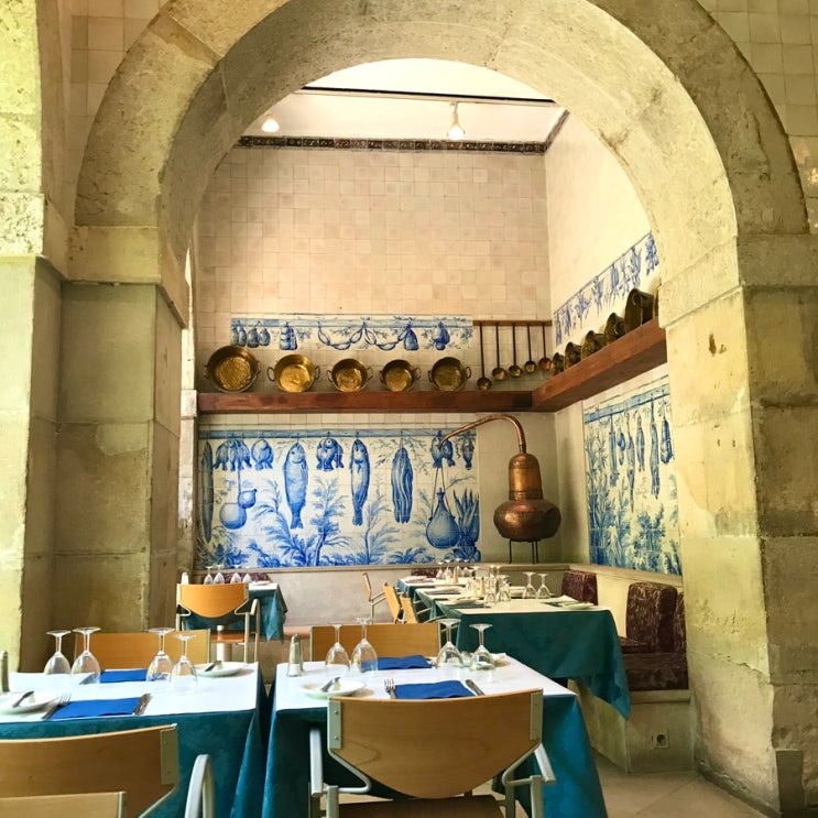 리스본 여행 - 아줄레주 박물관 레스토랑, Restaurante Museu Azulejo