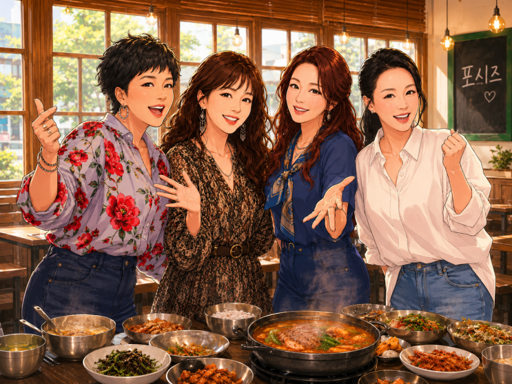 남겨서 뭐하게 58회 리뷰, 포시즈 정영주·이영미·김영주·최현주 공....