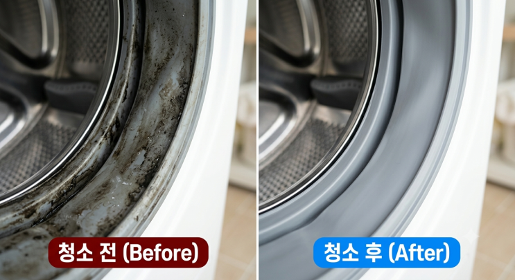 드럼세탁기 세탁조 청소는 어떻게 할까? 빨래 꿉꿉한 냄새 없애는 ....