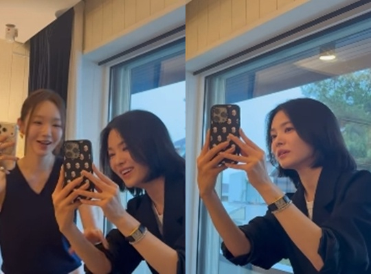 송혜교 엄정화 와인파티, 고현정 강민경까지 이어진 친분 근황