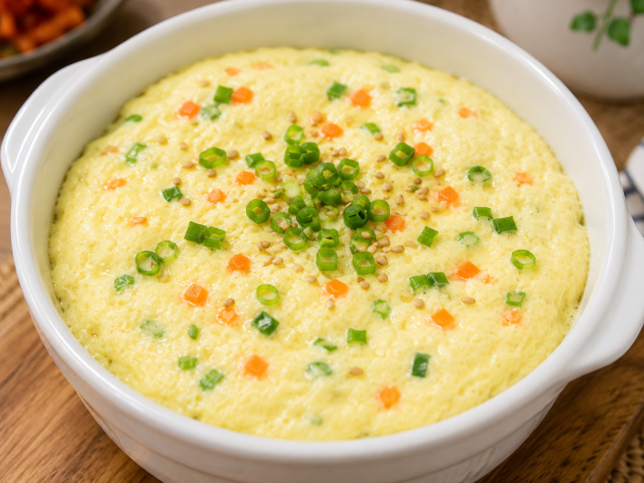 계란찜 맛있게 하는 법｜전자레인지로 부드러운 계란찜 만들기