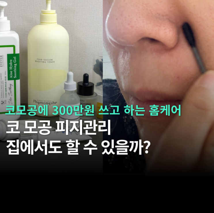 모공시술에 300만원 쓴 자의 홈케어 | 코모공 피지관리 방법 (+디오디너리, 면봉, 필링기) : 네이버 블로그