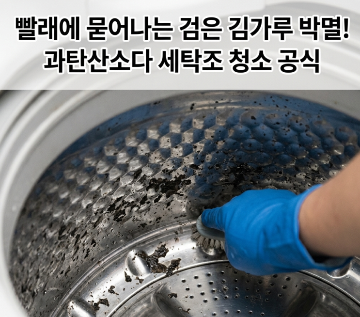 "청소 업체 꼭 불러야 할까?"셀프 세탁조 청소방법 | 과탄산소다 비....