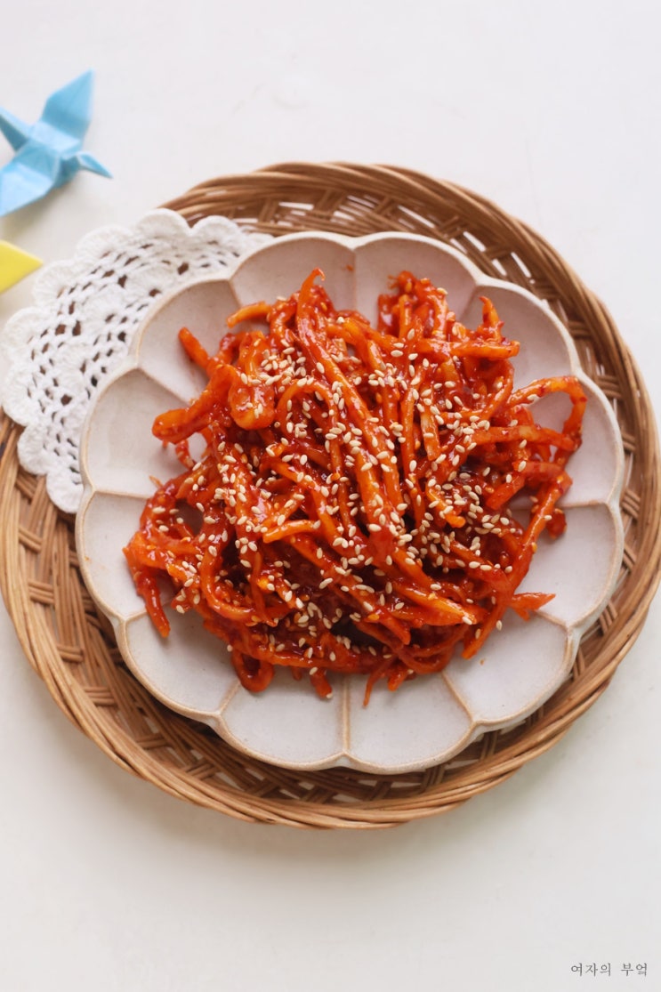 반찬가게st 고추장 진미채볶음 레시피 진미채무침